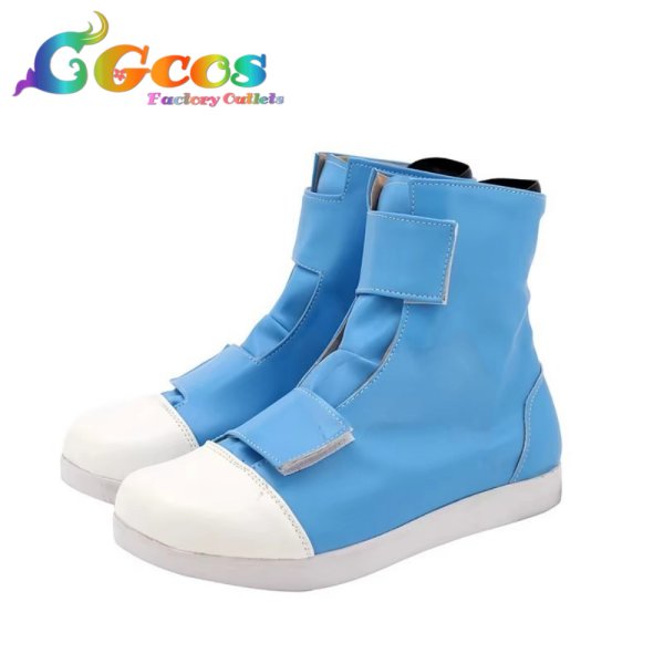 画像2: ドラゴンボール コスプレ靴 ブルマ 一話私服(ワンピース) コスプレブーツ コスプレ衣装 (2)