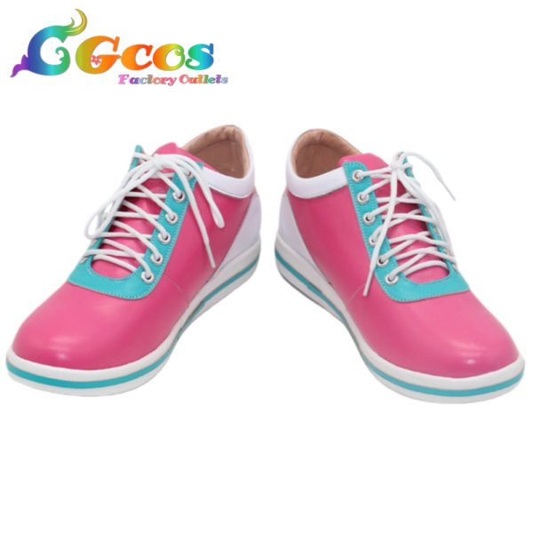 画像1: Fate/Grand Order コスプレ靴 FGO アストルフォ パンチラダイナーメイド コスプレブーツ コスプレ衣装 (1)