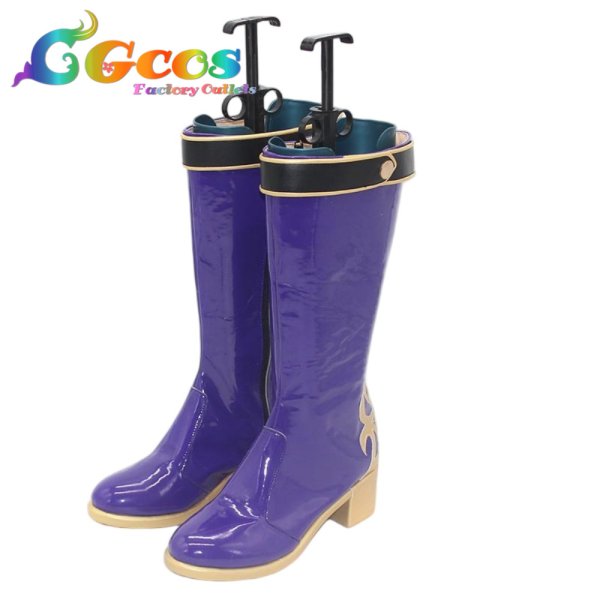 画像2: アイドルマスター ミリオンライブ！　コスプレ靴　北上麗花　ワルプルギス・ナイト　コスプレブーツ　コスプレ衣装 (2)