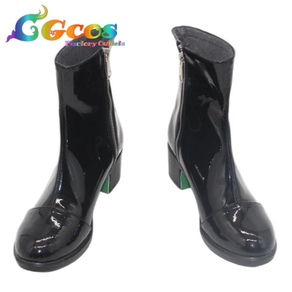 画像1: バーチャルYouTuber　コスプレ靴　VTuber　ジール・ギンジョウカ（Zeal Ginjoka）　コスプレブーツ　コスプレ衣装 (1)