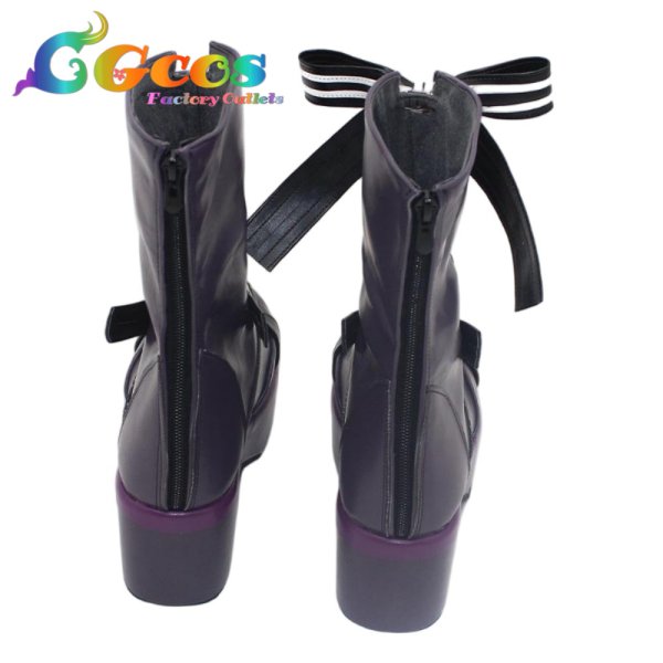 画像3: バーチャルYouTuber　コスプレ靴　VTuber　ジール・ギンジョウカ（Zeal Ginjoka）　コスプレブーツ　コスプレ衣装 (3)