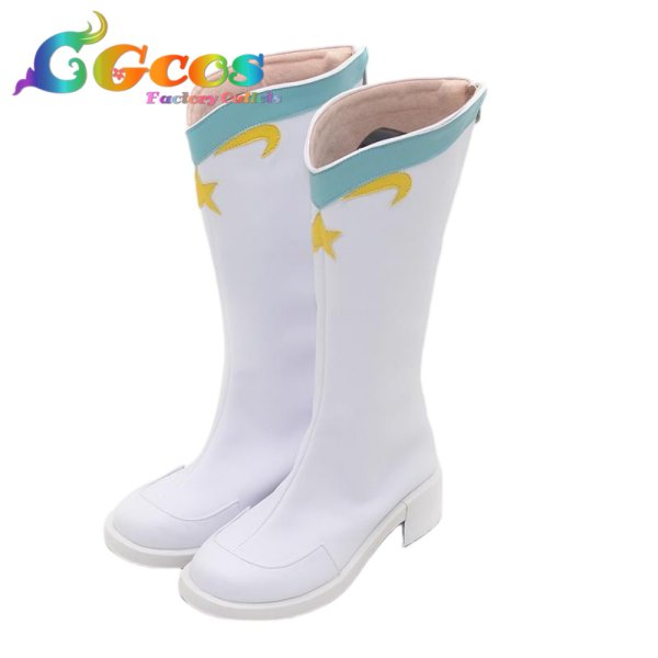 画像2: ラブライブ! School idol project　コスプレ靴　星空凛　コスプレブーツ　コスプレ衣装 (2)