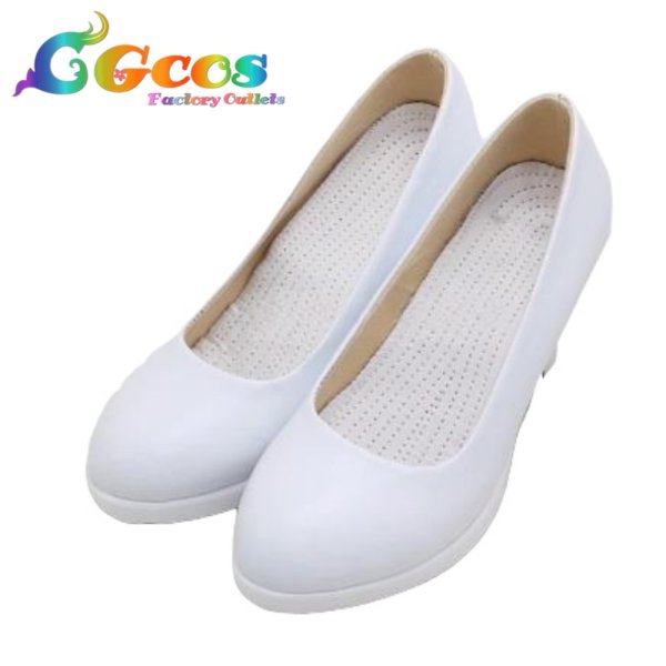 画像1: ブルーアーカイブ　コスプレ靴　桐藤ナギサ　コスプレブーツ　コスプレ衣装 (1)