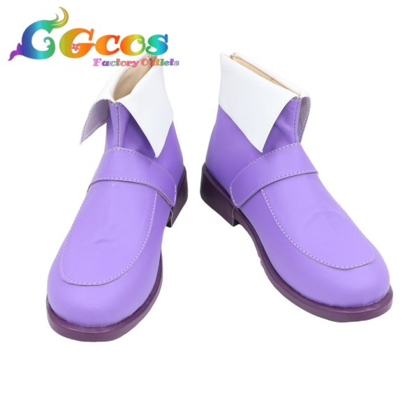 画像1: 文豪とアルケミスト　コスプレ靴　夢野久作　コスプレブーツ　コスプレ衣装 (1)