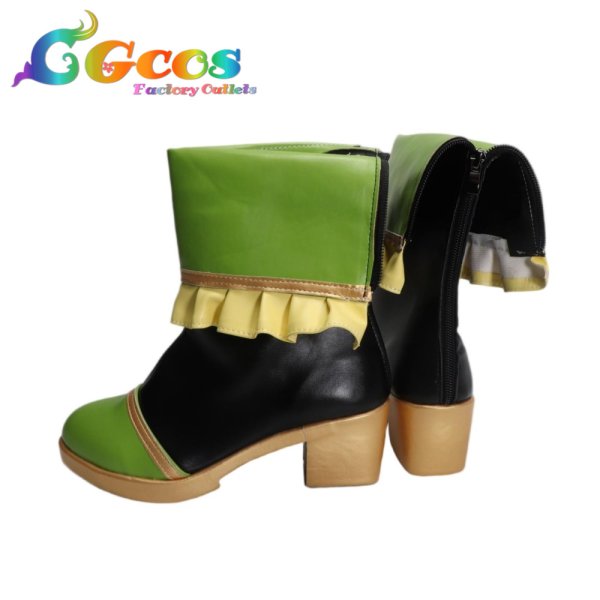 画像2: アイカツ！　コスプレ靴　冴草きい　コスプレブーツ　コスプレ衣装 (2)