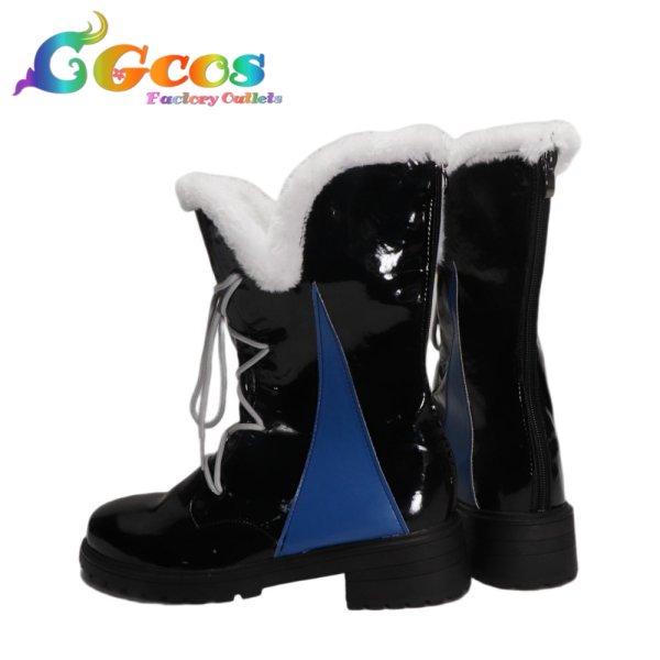 画像3: NU: カーニバル　コスプレ靴　玖夜　雪の夜のぬくもり　コスプレブーツ　コスプレ衣装 (3)