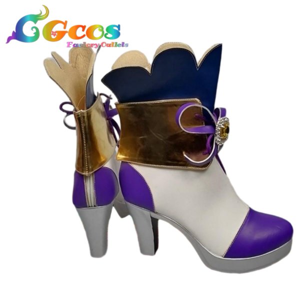 画像3: アイカツ！　コスプレ靴　藤堂ユリカ　ナイトメアカプリコーンコーデ　コスプレブーツ　コスプレ衣装 (3)