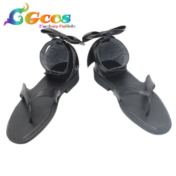 画像1: バーチャルYouTuber　コスプレ靴　VTuber　儒烏風亭らでん　ReGLOSS超VeryBar　コスプレブーツ　コスプレ衣装 (1)