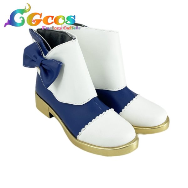 画像2: アイカツスターズ!　コスプレ靴　桜庭ローラ　ブルースターコーデ　コスプレブーツ　コスプレ衣装 (2)