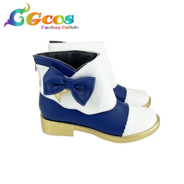 画像3: アイカツスターズ!　コスプレ靴　桜庭ローラ　ブルースターコーデ　コスプレブーツ　コスプレ衣装 (3)