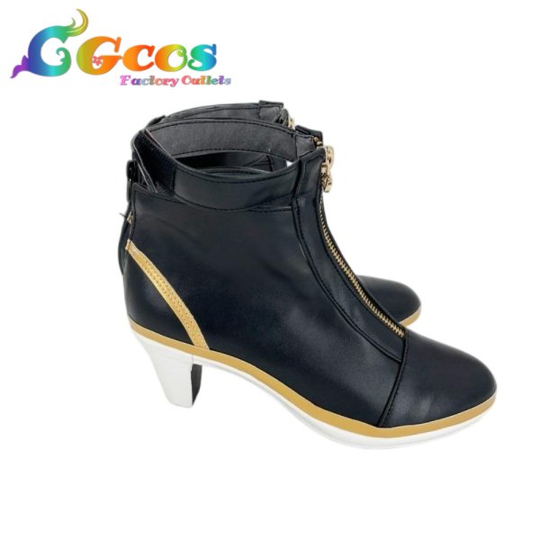 画像3: バーチャルYouTuber　コスプレ靴　VTuber　一条莉々華　初期2D　コスプレブーツ　コスプレ衣装 (3)