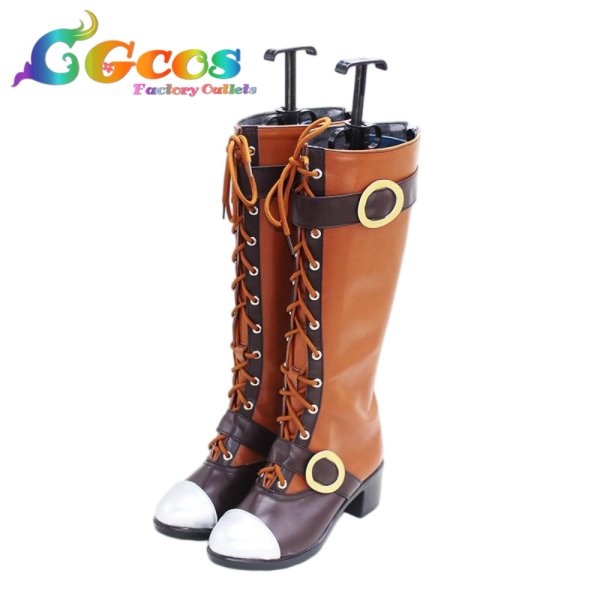 画像2: ぬきたし　コスプレ靴　渡会ヒナミ　コスプレブーツ　コスプレ衣装 (2)