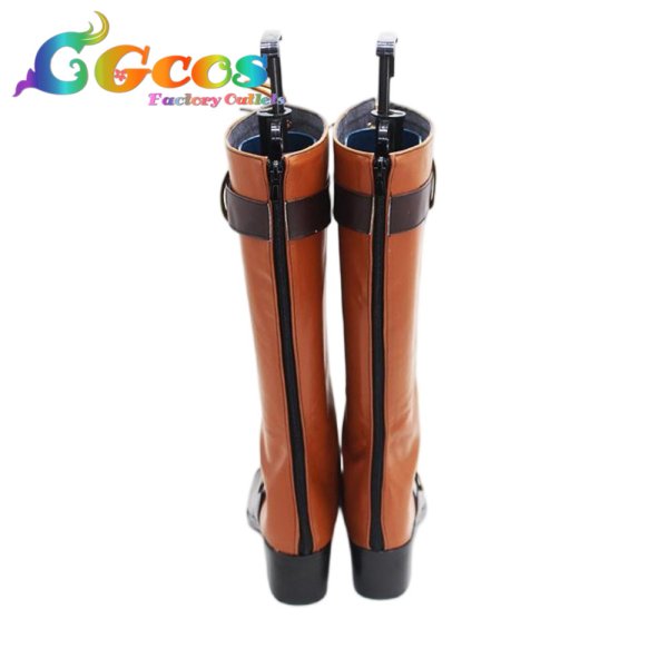 画像4: ぬきたし　コスプレ靴　渡会ヒナミ　コスプレブーツ　コスプレ衣装 (4)