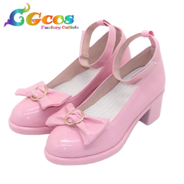 画像2: プロジェクトセカイ カラフルステージ！ feat. 初音ミク　コスプレ靴　鳳えむ　5th Anniversary 感謝祭　コスプレブーツ　コスプレ衣装 (2)