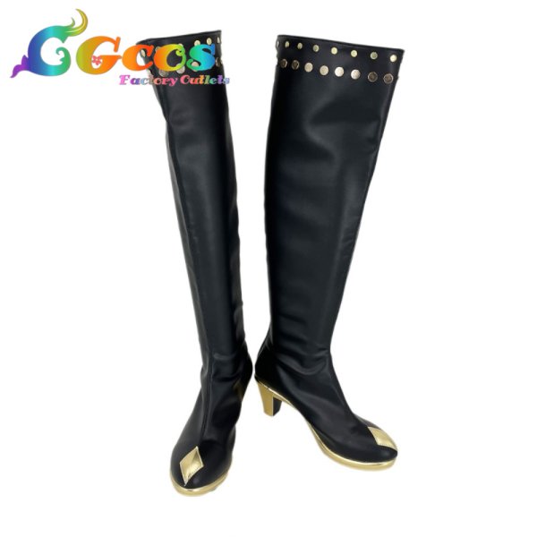 画像1: ウマ娘プリティーダービー　コスプレ靴　サトノクラウン　勝負服　コスプレブーツ　コスプレ衣装 (1)