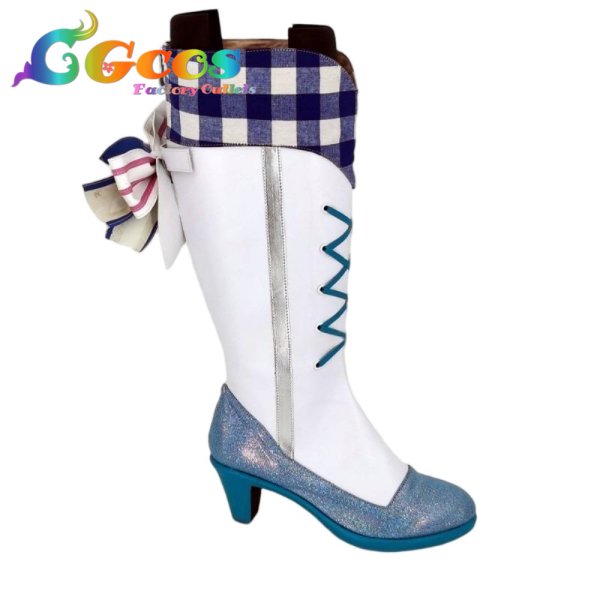 画像3: プリパラ　コスプレ靴　真中らぁら　10周年　コスプレブーツ　コスプレ衣装 (3)