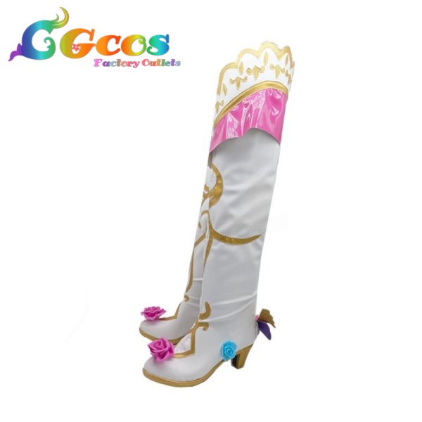 画像2: プリパラ　コスプレ靴　真中らぁら　ドリームパレードプリンセスドレス　コスプレブーツ　コスプレ衣装 (2)