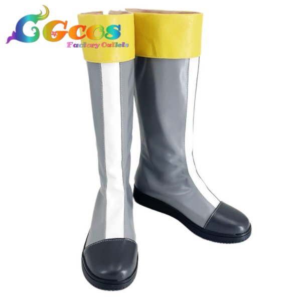 画像1: わんだふるぷりきゅあ!　コスプレ靴　兎山大福　コスプレブーツ　コスプレ衣装 (1)