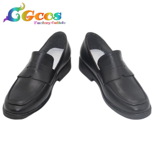 画像1: バーチャルYouTuber　コスプレ靴　VTuber　しぐれうい　初期衣装　コスプレブーツ　コスプレ衣装 (1)