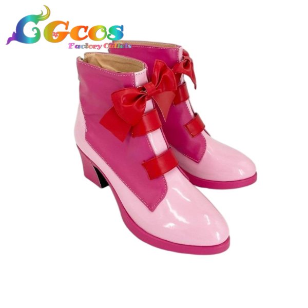 画像2: HUGっと!プリキュア　コスプレ靴　野乃はな(キュアエール)　キュアエール　コスプレブーツ　コスプレ衣装 (2)