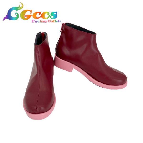 画像1: ふたりはプリキュア　コスプレ靴　美墨なぎさ(キュアブラック)　キュアブラック　コスプレブーツ　コスプレ衣装 (1)