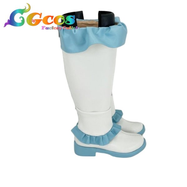 画像3: ふたりはプリキュア　コスプレ靴　雪城ほのか(キュアホワイト)　コスプレブーツ　コスプレ衣装 (3)