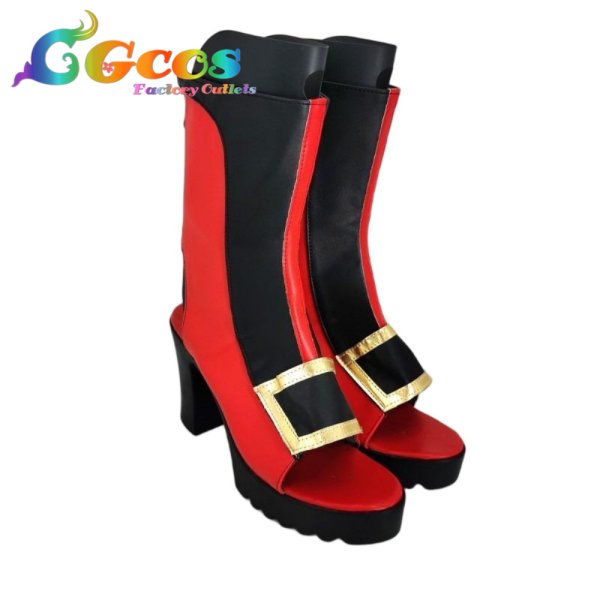 画像2: Fate/Grand Order　コスプレ靴　FGO　長尾景虎　コスプレブーツ　コスプレ衣装 (2)