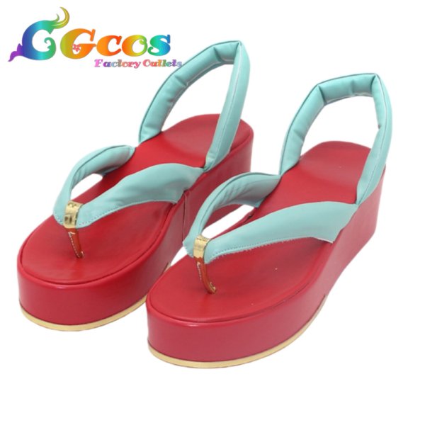 画像2: ウマ娘プリティーダービー　コスプレ靴　イナリワン(秋衣装)　コスプレブーツ　コスプレ衣装 (2)