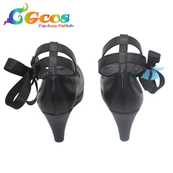 画像3: BanG Dream!（バンドリ!）　コスプレ靴　氷川紗夜　或る姉の言葉　6周年衣装　コスプレブーツ　コスプレ衣装 (3)