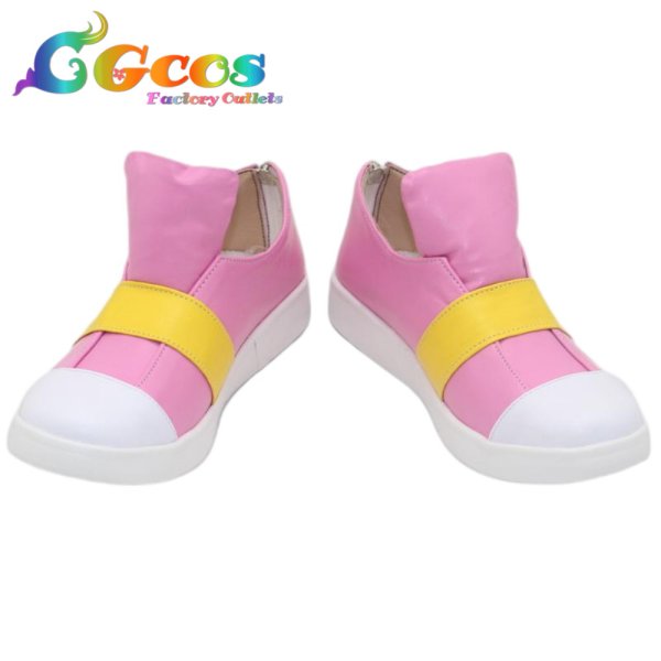 画像1: ポケモンマスターズ　コスプレ靴　アイリス　コスプレブーツ　コスプレ衣装 (1)