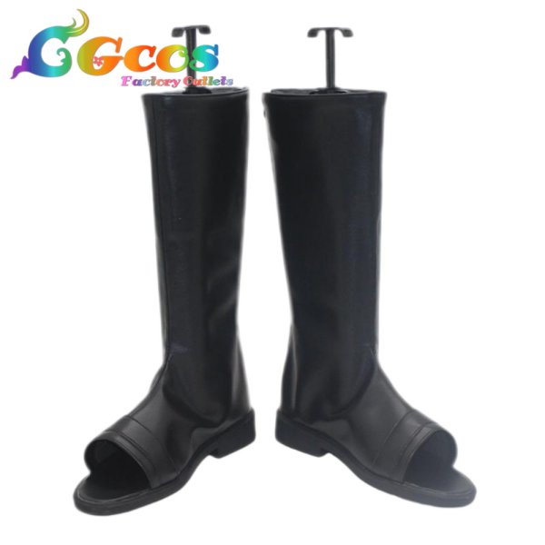 画像1: Fate/Grand Order　コスプレ靴　FGO　原田左之助　浅葱の羽織袴　コスプレブーツ　コスプレ衣装 (1)