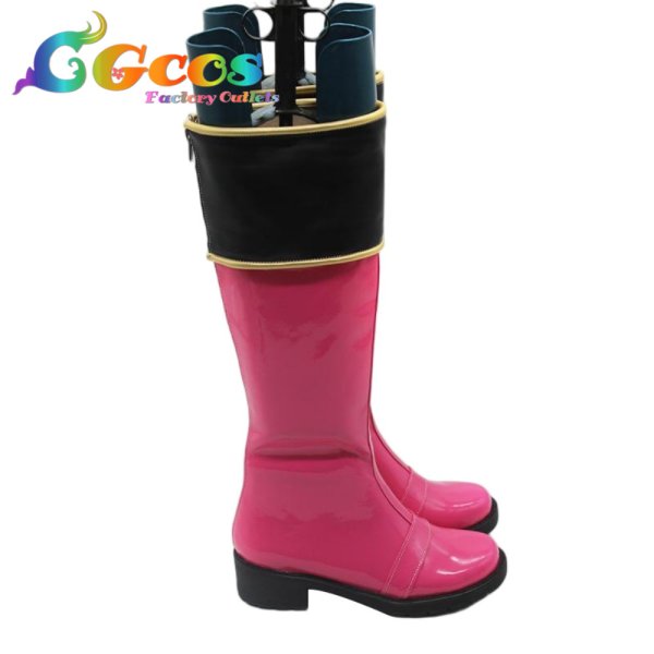 画像3: 魔法戦隊マジレンジャー　コスプレ靴　マジピンク　コスプレブーツ　コスプレ衣装 (3)