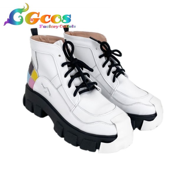 画像2: バーチャルYouTuber　コスプレ靴　Vtuber　水宮枢　初期2D　コスプレブーツ　コスプレ衣装 (2)