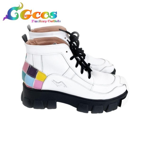 画像3: バーチャルYouTuber　コスプレ靴　Vtuber　水宮枢　初期2D　コスプレブーツ　コスプレ衣装 (3)