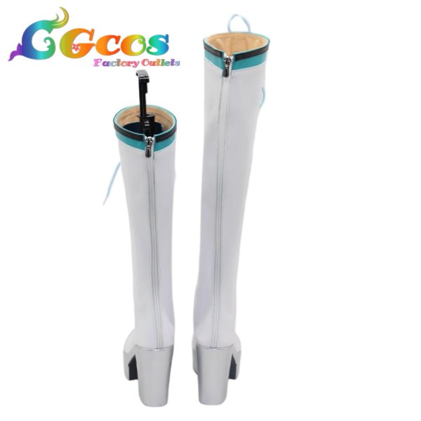 画像3: プロジェクトセカイ カラフルステージ！ feat. 初音ミク　コスプレ靴　白石杏　5th Anniversary 感謝祭　コスプレブーツ　コスプレ衣装 (3)