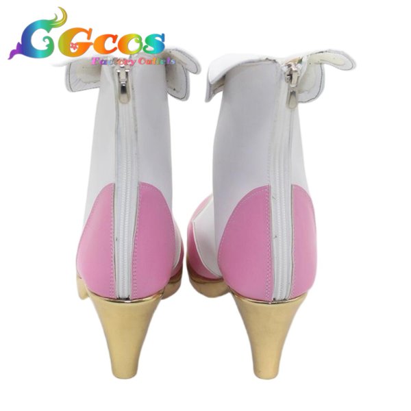 画像3: バーチャルYouTuber　コスプレ靴　VTuber　夢野あかり　天使　コスプレブーツ　コスプレ衣装 (3)