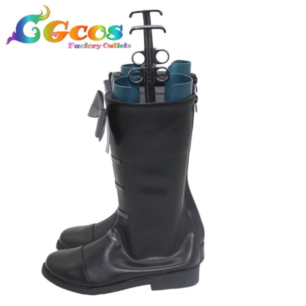 画像3: けものフレンズ　コスプレ靴　クロヒョウ　コスプレブーツ　コスプレ衣装 (3)