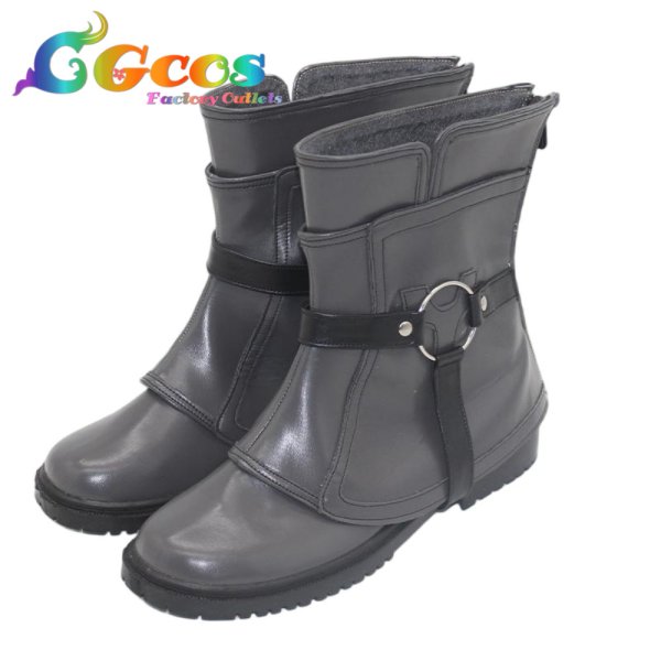 画像2: ガチアクタ　コスプレ靴　アモ・エンプール　コスプレブーツ　コスプレ衣装 (2)