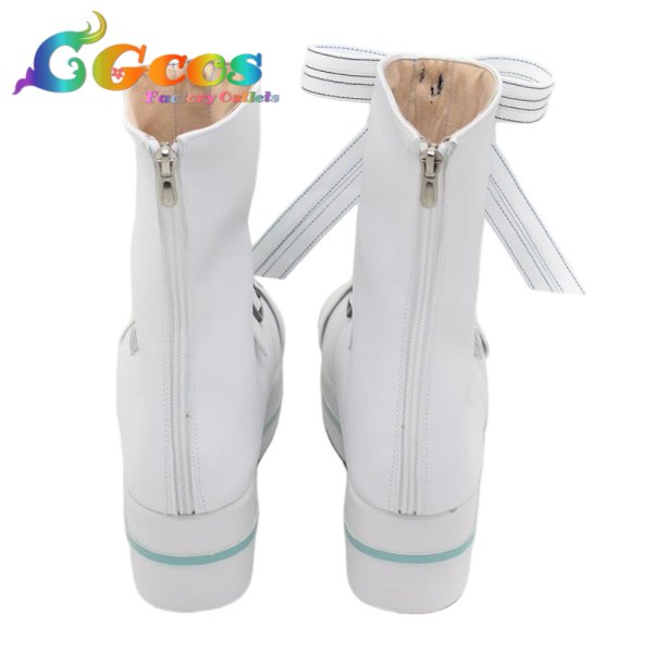 画像3: バーチャルYouTuber　コスプレ靴　VTuber　風真いろは　6th fes. Color Rise Harmony　コスプレブーツ　コスプレ衣装 (3)