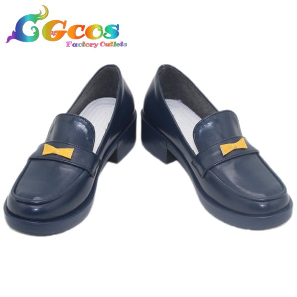 画像1: バーチャルYouTuber　コスプレ靴　VTuber　大空スバル　セーラー衣装　コスプレブーツ　コスプレ衣装 (1)