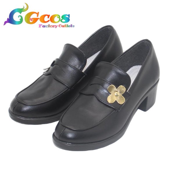 画像2: 学園アイドルマスター　コスプレ靴　秦谷美鈴　初星学園制服　コスプレブーツ　コスプレ衣装 (2)