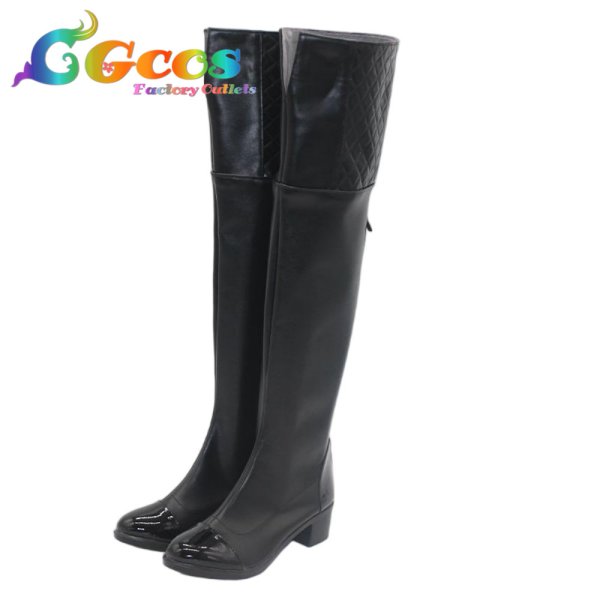 画像2: 鳴潮(Wuthering Waves)　コスプレ靴　女主人公(回折)　コスプレブーツ　コスプレ衣装 (2)