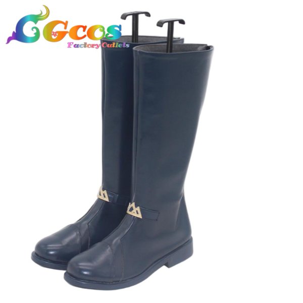 画像2: アークナイツ　コスプレ靴　凛御シルバーアッシュ　コスプレブーツ　コスプレ衣装 (2)