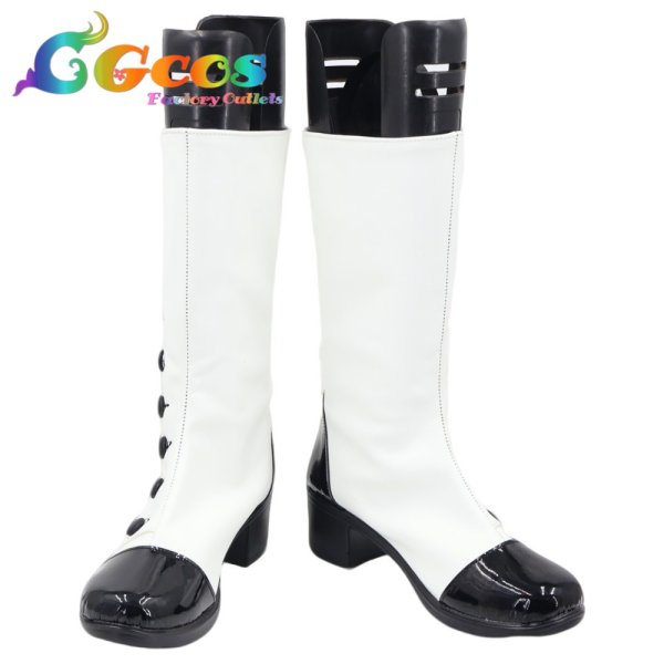 画像1: 鳴潮(Wuthering Waves)　コスプレ靴　こんし(今汐)　コスプレブーツ　コスプレ衣装 (1)