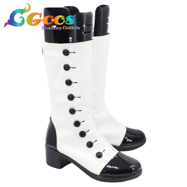 画像2: 鳴潮(Wuthering Waves)　コスプレ靴　こんし(今汐)　コスプレブーツ　コスプレ衣装 (2)