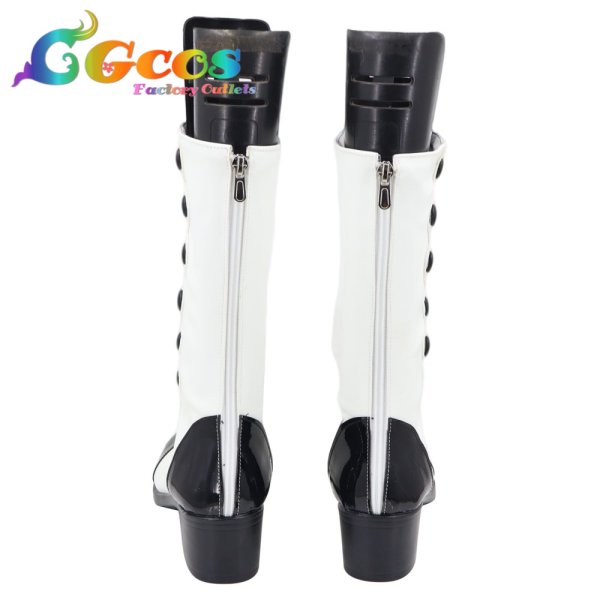 画像4: 鳴潮(Wuthering Waves)　コスプレ靴　こんし(今汐)　コスプレブーツ　コスプレ衣装 (4)