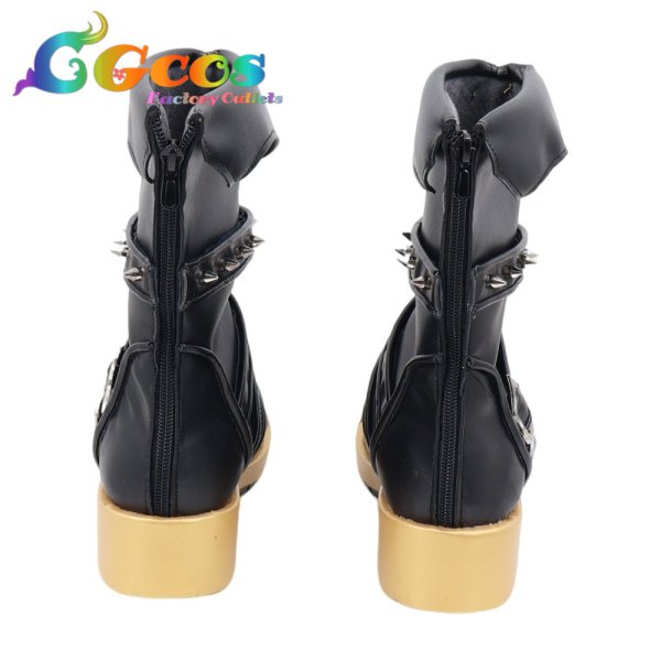 画像4: IdentityV 第五人格　コスプレ靴　隠者（アルヴァ・ロレンツ）　看守長　コスプレブーツ　コスプレ衣装 (4)