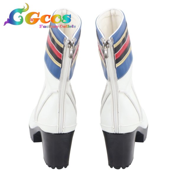 画像4: 崩壊3rd　コスプレ靴　テレサ・アポカリプス　コネクター　コスプレブーツ　コスプレ衣装 (4)