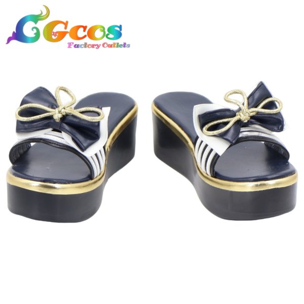 画像1: アズールレーン　コスプレ靴　白鳳　コスプレブーツ　コスプレ衣装 (1)