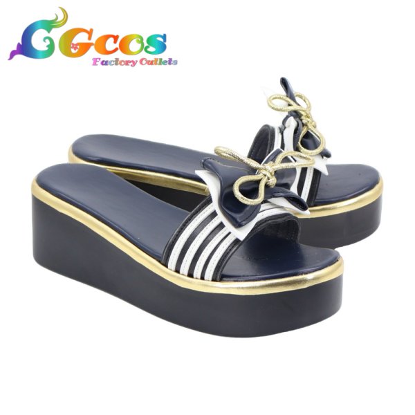 画像2: アズールレーン　コスプレ靴　白鳳　コスプレブーツ　コスプレ衣装 (2)